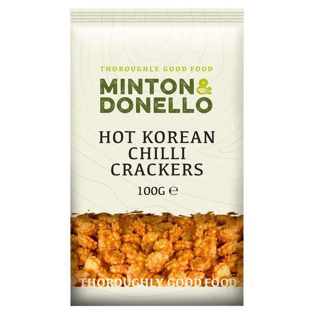 Mintons Good Food Hot Korean Chilli Crackers, 100g