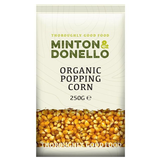 Mintons Good Food Organic Popping Corn, 250g