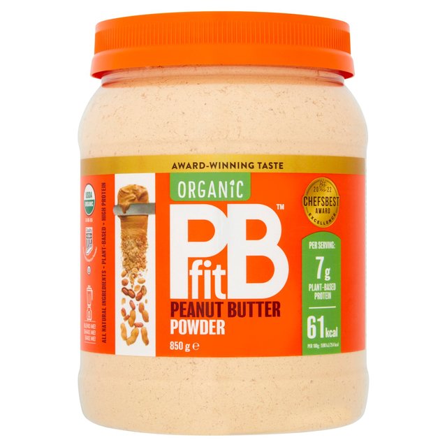 PBfit Organic Peanut Butter Powder, All Natural Nut, 850g