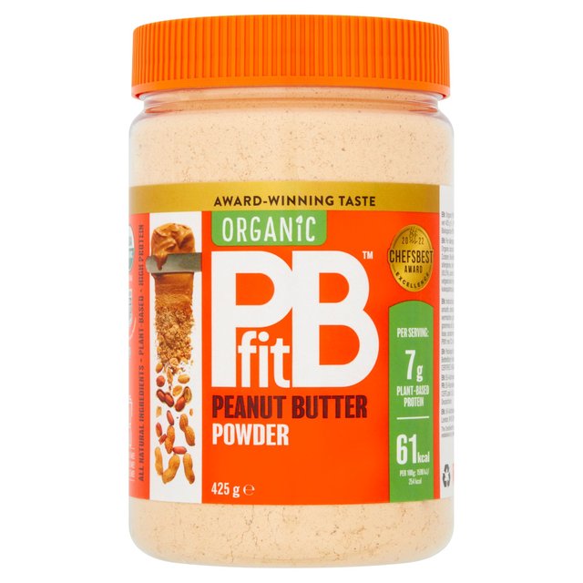 PBfit Organic Peanut Butter Powder, All Natural Nut, 425g