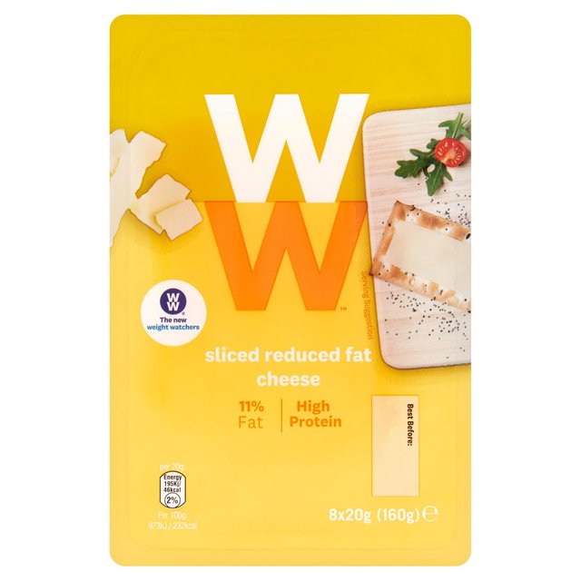 Weight Watchers 8 Reduced Fat Mature Cheese Slices Ocado