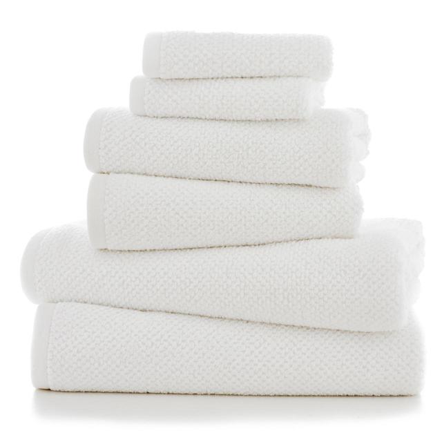 Deyongs Modern White Cotton Quick Dry Bath Towel, 65x130cm