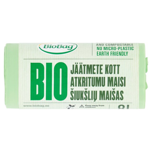 Biobag Compostable Bin Liners, 8L