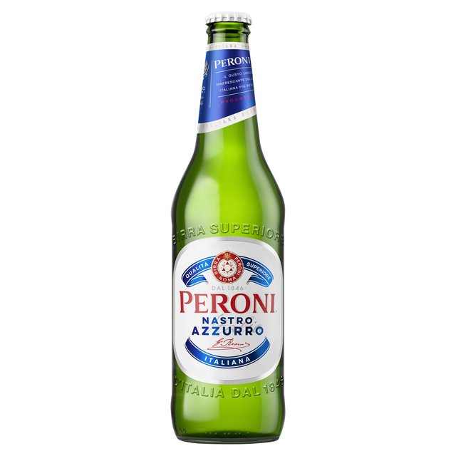 Peroni Nastro Azzurro Beer Lager Bottle, 500ml