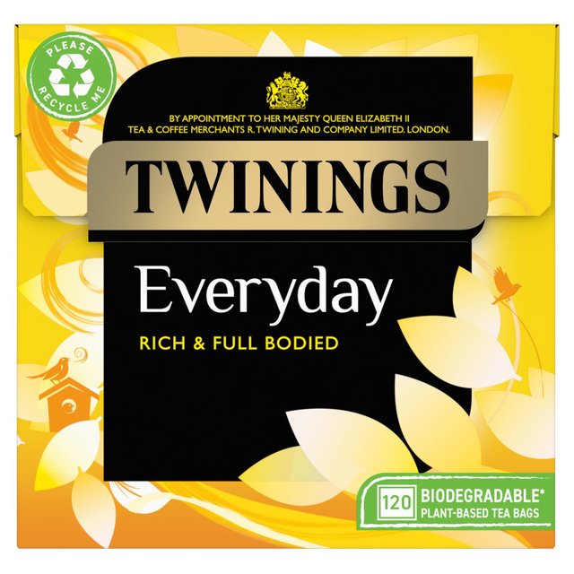 Twinings Everyday Tea Bags With 120 Tea Bags, 120 Per Pack