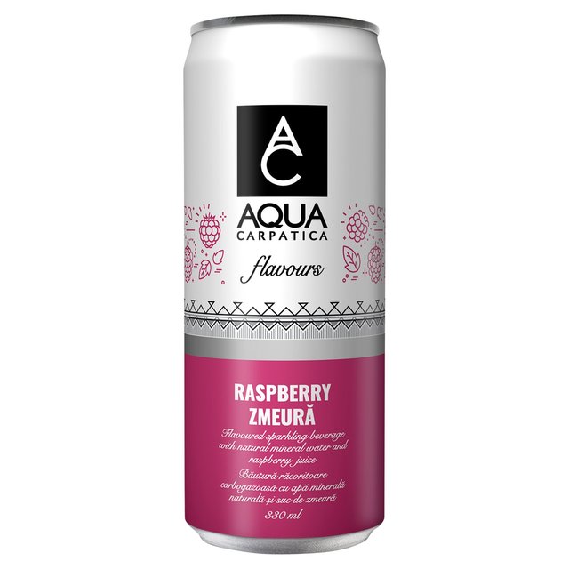Aqua Carpatica Sparkling Flavours Raspberry, 330ml
