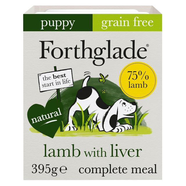 Forthglade Complete Puppy Grain Free Lamb With Liver, Sweet Potato & Veg, 395g