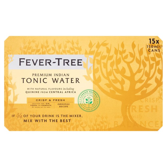 Fever-Tree Indian Tonic Water, 15 x 150ml