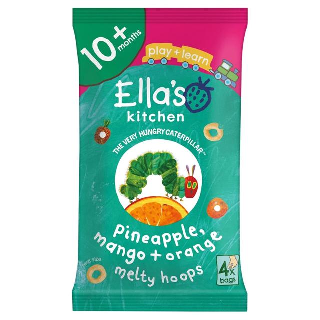 Ella’s Kitchen Pinapple Mango & Orange Melty Hoops Baby Snack 10+ Months