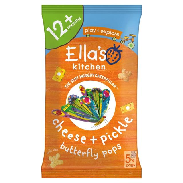 Ella’s Kitchen Cheese + Pickle Butterfly Pops Multipack Snack 12+ Months
