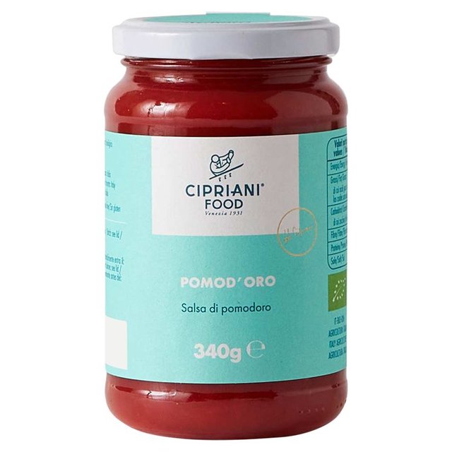 Cipriani Pomod’oro Organic Pasta Sauce, 340g