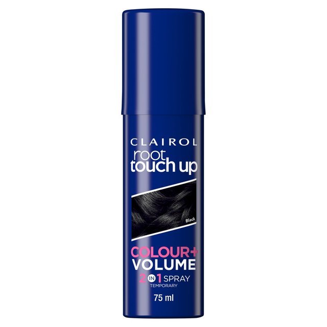 Clairol Root Touch Up 2 in 1 Spray, Black, 75ml