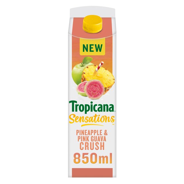 Tropicana Sensations Pineapple & Pink Guava Fruit Juice, 850ml