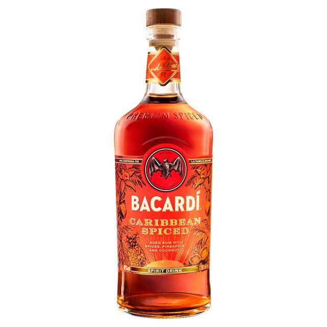 Bacardi Caribbean Spiced Rum, 70cl