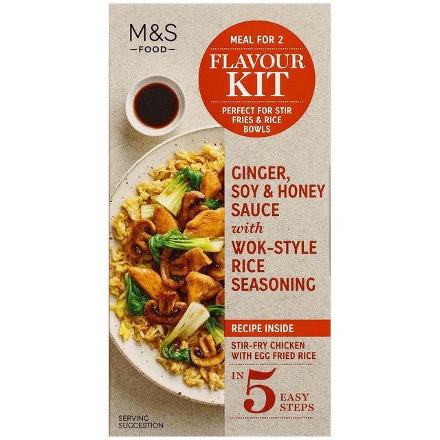 M & S Ginger Soy & Honey Sauce With Rice Seasoning, 47g