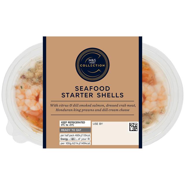 M & S Collection Seafood Starter Shells, 148g