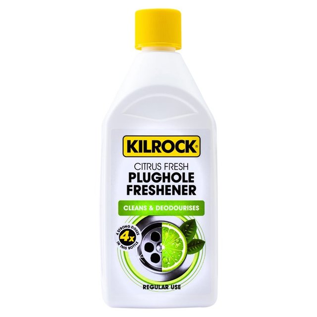 Kilrock Citrus Fresh Plughole Freshener, 500ml