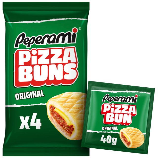 Peperami Pizza Buns Original, 4x40g, 4 x 40g