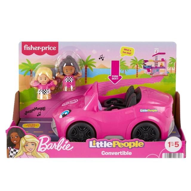A B Gee Pink Fisher-Price Little People Barbie Convertible, One Size