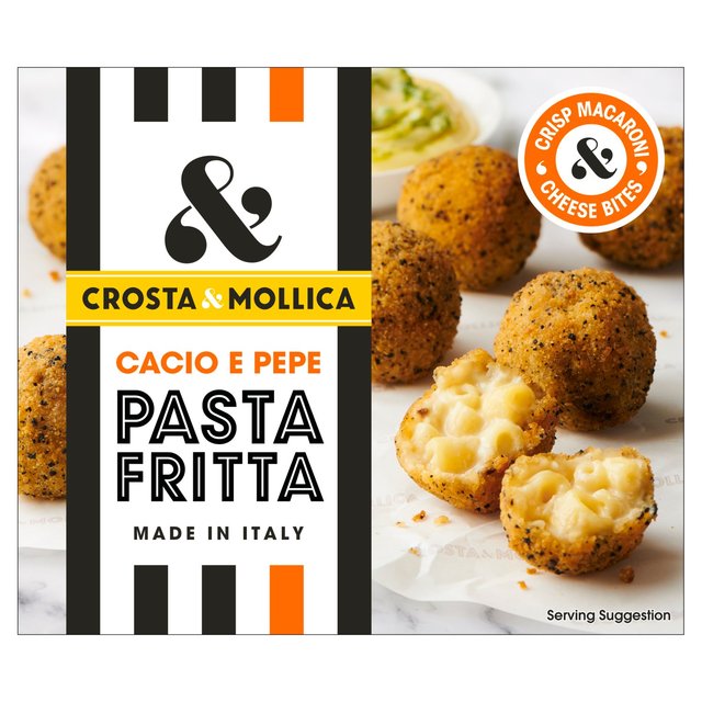 Crosta & Mollica Frozen Pasta Fritta Cacio Pepe, 225g