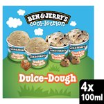 Ben & Jerry's Mini Pots Cookie Dough & Dulce De Leche Ice Cream Tubs