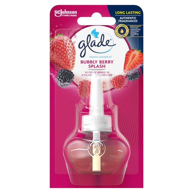 Glade Plug In Refill Electric Scented Oil Bubbly Berry Splash, 20ml