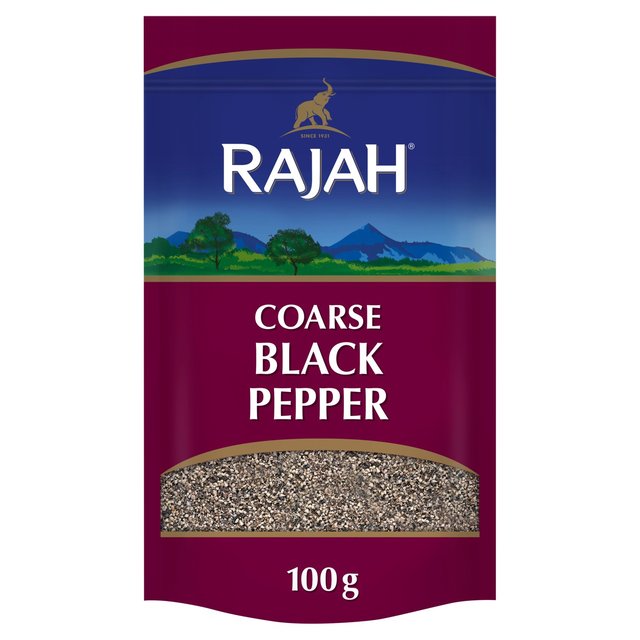 Rajah Spices Coarse Black Pepper Powder, 100g
