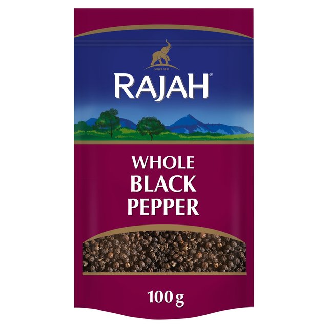 Rajah Spices Whole Black Pepper, 100g