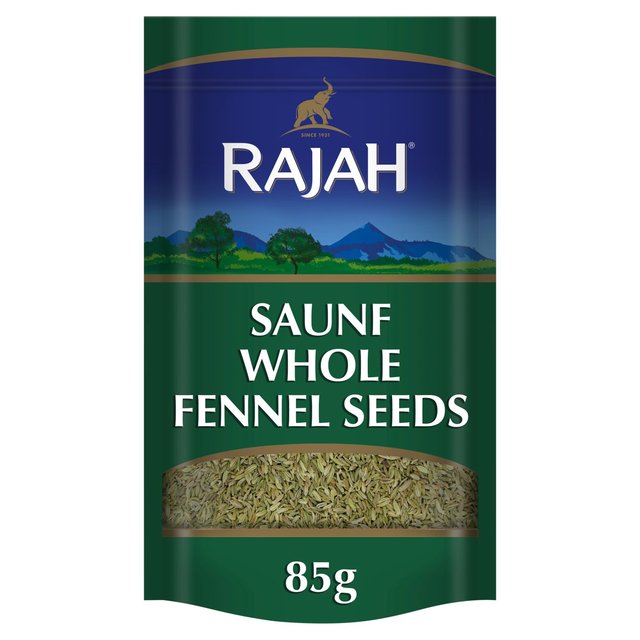Rajah Spices Whole Fennel Saunf Seeds, 85g