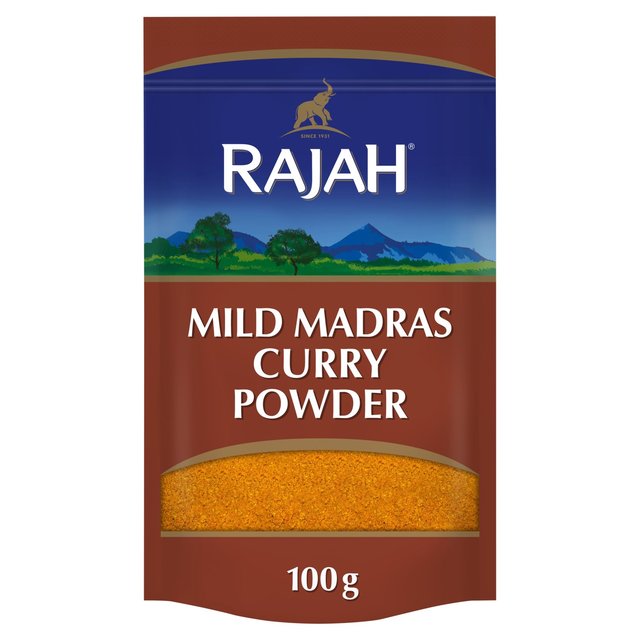 Rajah Spices Ground Mild Madras Curry Powder, 100g