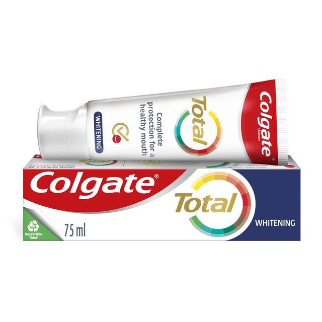 Colgate Total Whitening Toothpaste, 75ml