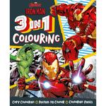 Igloobooks Marvel Avengers Iron Man, 3 in 1 Colouring