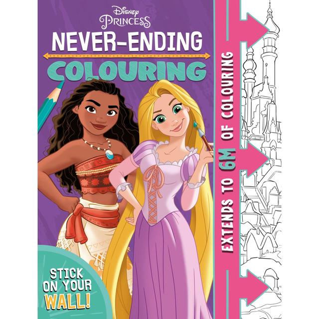 Igloo Books Disney Princess, Never-Ending Colouring