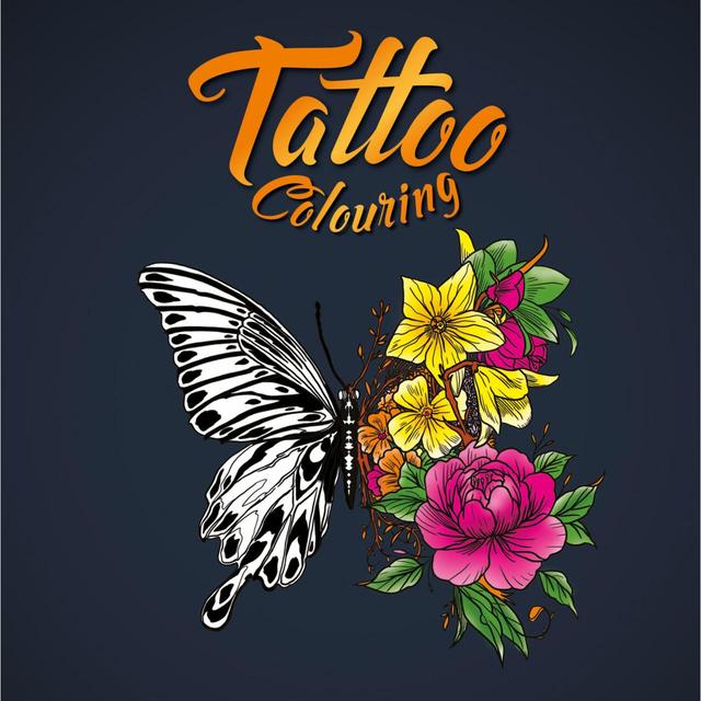 Igloo Books Trend Colouring, Tattoo Colouring