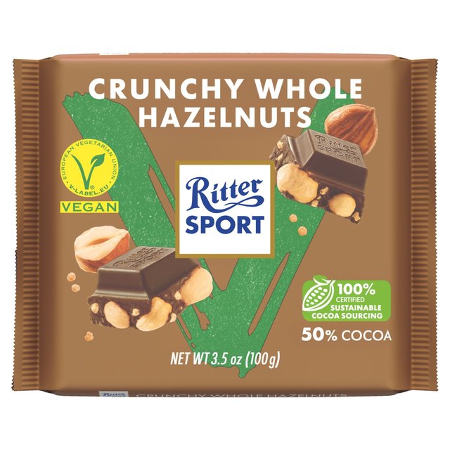 Ritter Sport Crunch Whole Hazelnut Vegan 100g