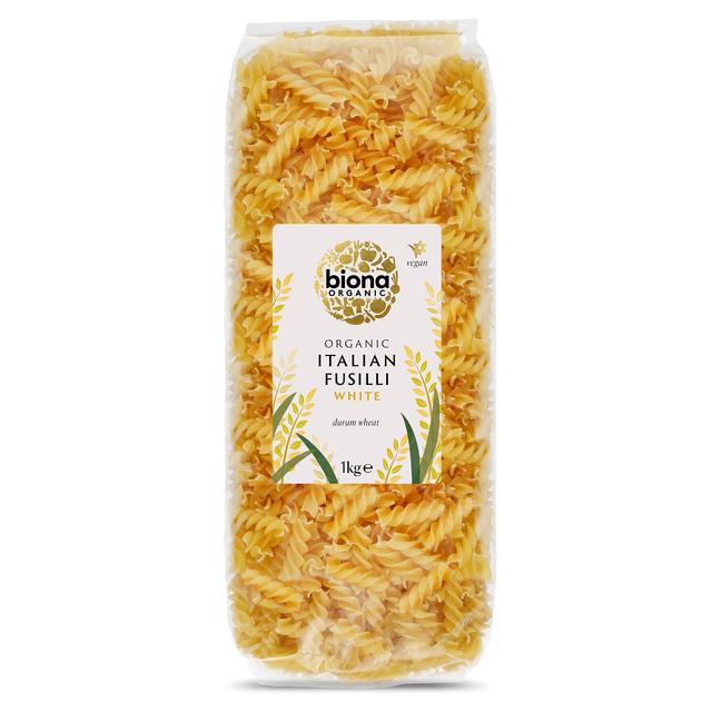 Biona Organic White Fusilli Pasta, 1kg