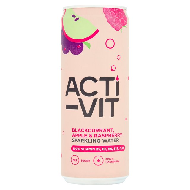 Acti-Vit Vitamin Water Blackcurrant, Apple & Raspberry, 330ml