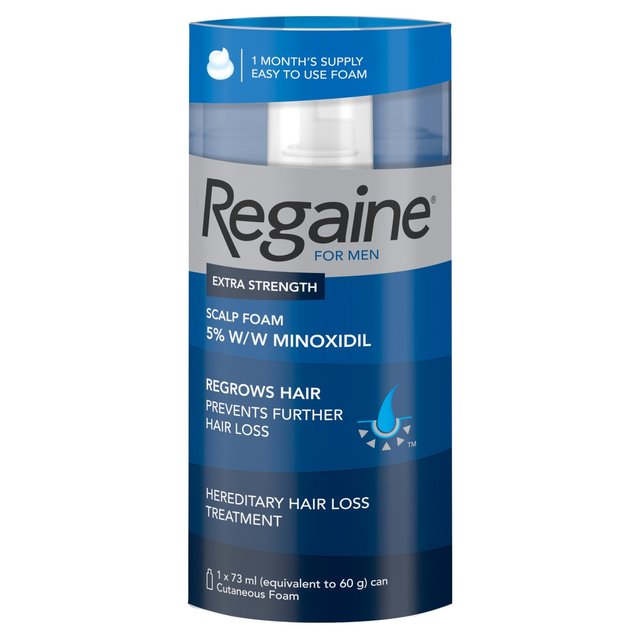 Regaine for Men Extra Strength Hair Regrowth Scalp Foam, 1 Month Supply