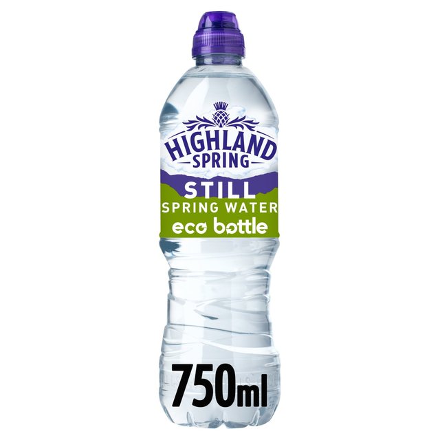 Highland Spring Eco Bottle Sportscap, 750ml