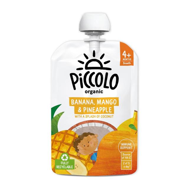 Piccolo Organic Banana, Mango & Pineapple Stage 1, 100g