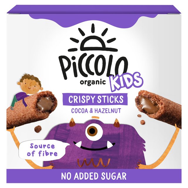 Piccolo Organic Kids Cocoa & Hazelnut Crispy Sticks, 5 x 25g