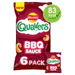 Walkers Quavers BBQ Sauce Multipack Snacks Crisps