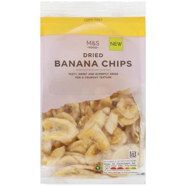 M & S Dried Banana Chips, 200g