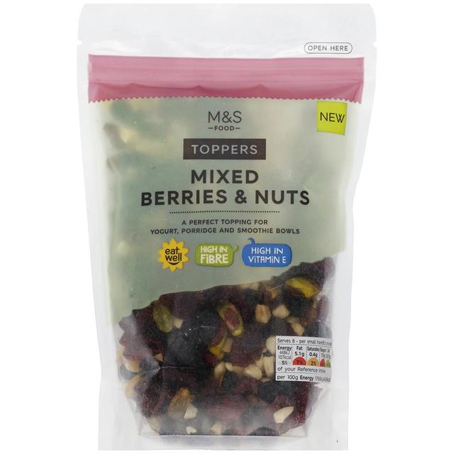 M & S Mixed Berries & Nuts Toppers, 200g