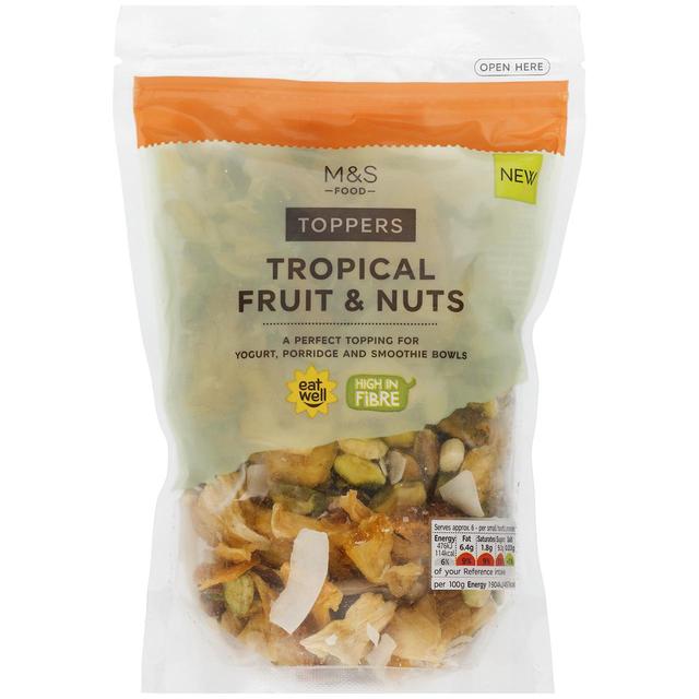 M & S Tropical Fruit & Nuts Toppers, 160g