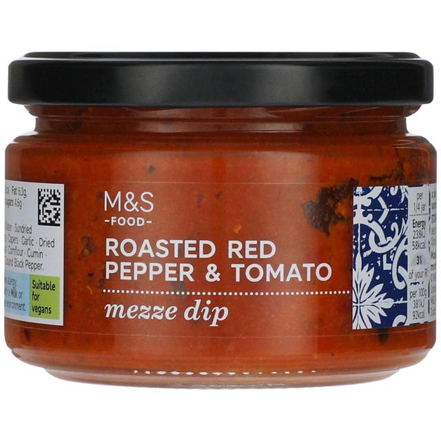 M & S Roasted Red Pepper & Tomato Mezze Dip, 250g