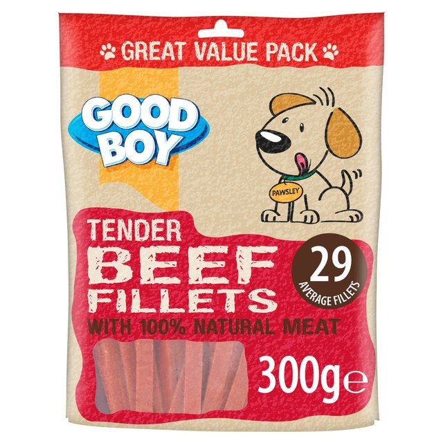 Good Boy Dog Treats Beef Fillets, 300g