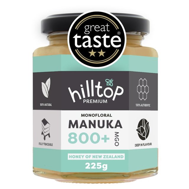 Hilltop Honey Manuka MGO800+ Honey, 225g
