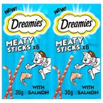 Dreamies Meaty Sticks with Salmon Cat Treats