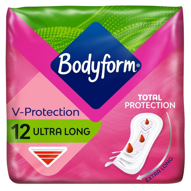 Bodyform Ultra Long Sanitary Towels, 12 Per Pack